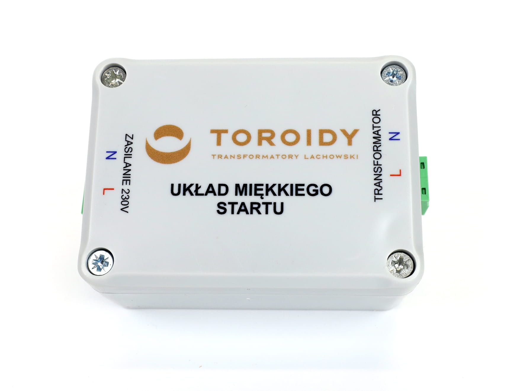 Układ miękkiego startu ( soft start ) do transformatorów dużej mocy.