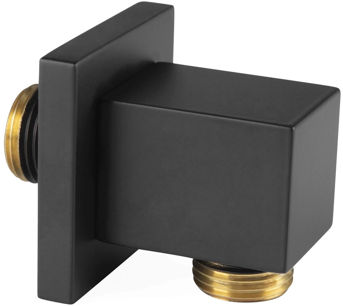 Ferro przyłącze kątowe ścienne czarny mat PKN13BL