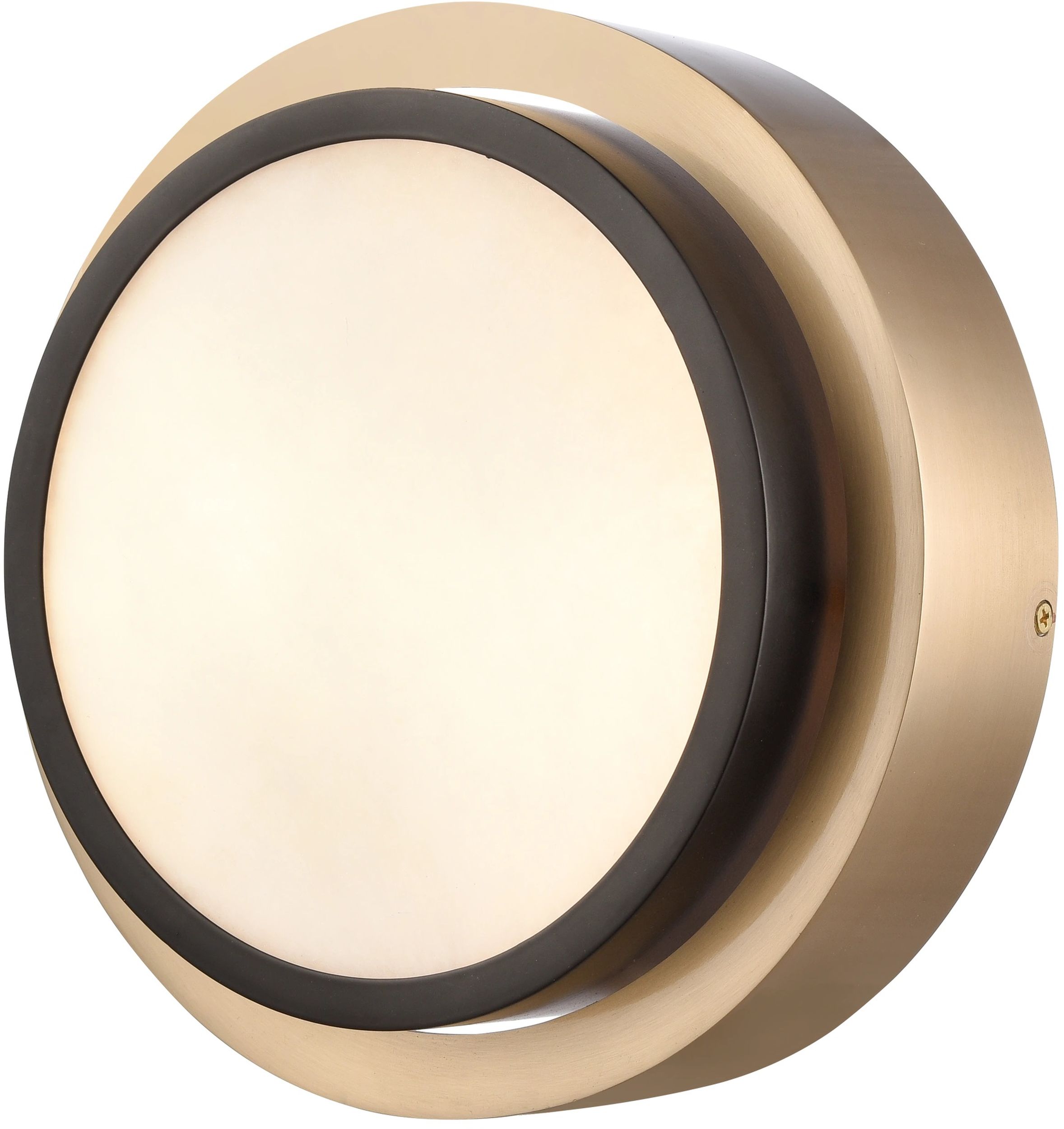 CosmoLight Coburg kinkiet 2x40W mosiądz/czarny W02784BR