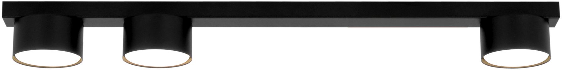Kaja Cruz lampa podsufitowa 3x10 W czarna K-5531