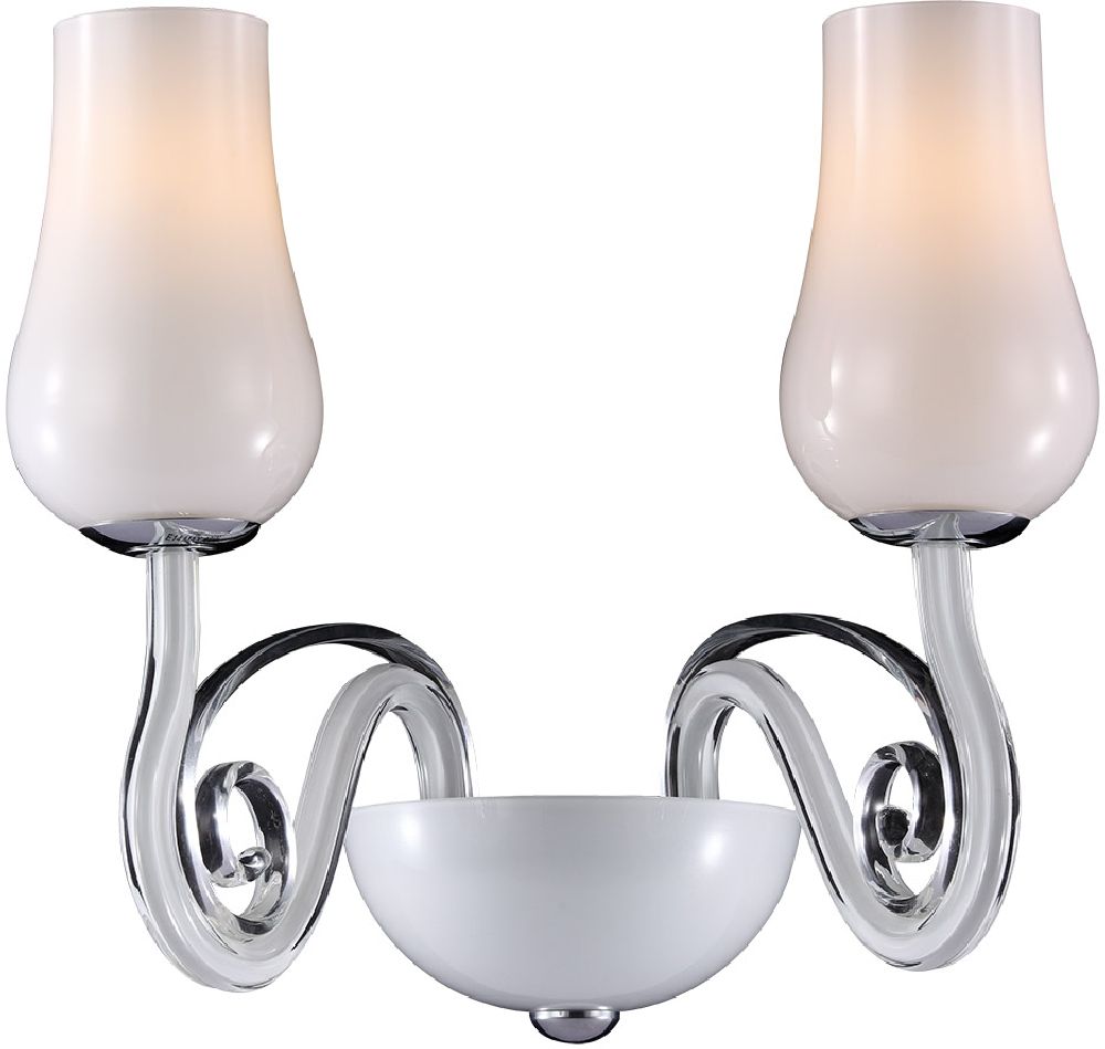 Italux Lybra kinkiet 2x40 W biały MB10904-2A