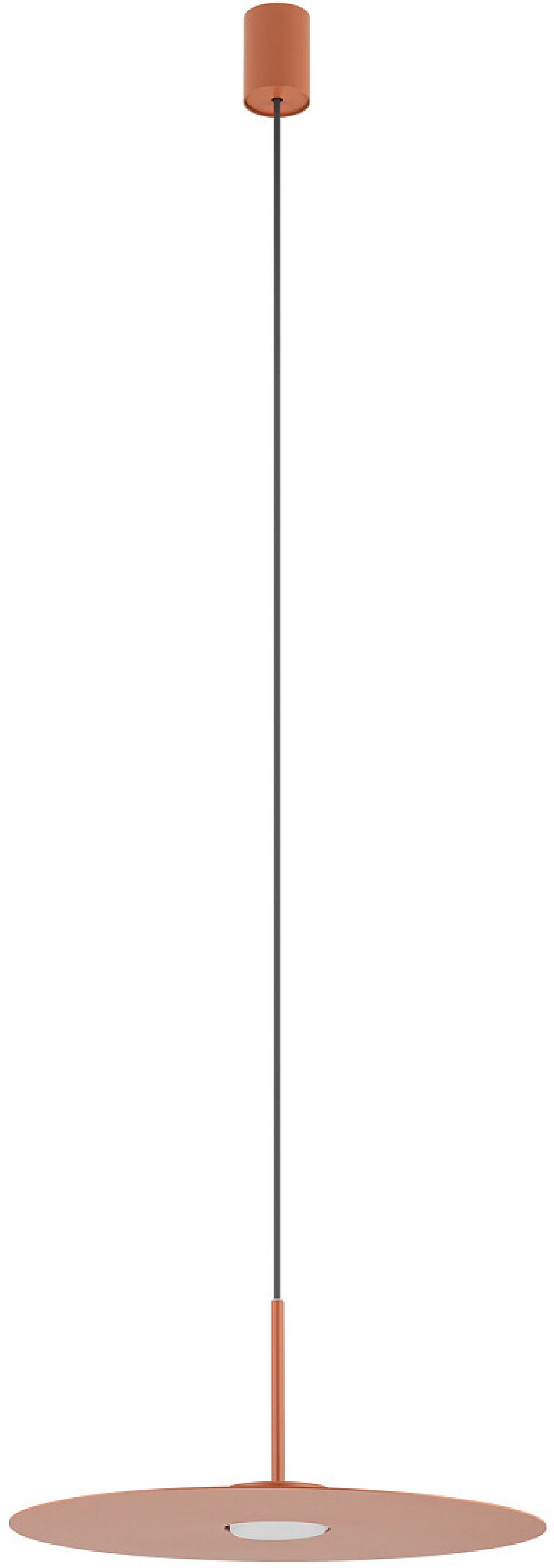 Nowodvorski Lighting Simone lampa wisząca 1x12 W czerwona 11412