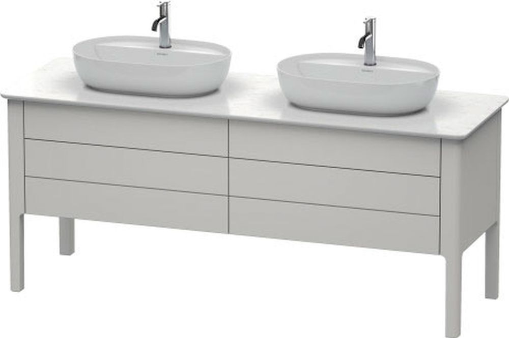 Duravit Luv szafka 173,3 cm podumywalkowa biały nordic satynowy mat LU9567B3939