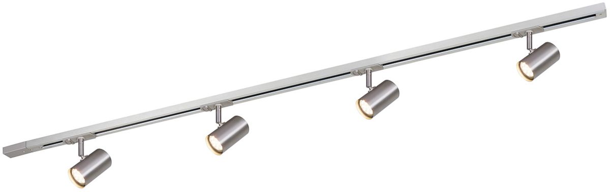 Italux Marvi TR Jazz SN zestaw szynoprzewód z reflektorami 4x40 W stal 911408-4-SN-SET