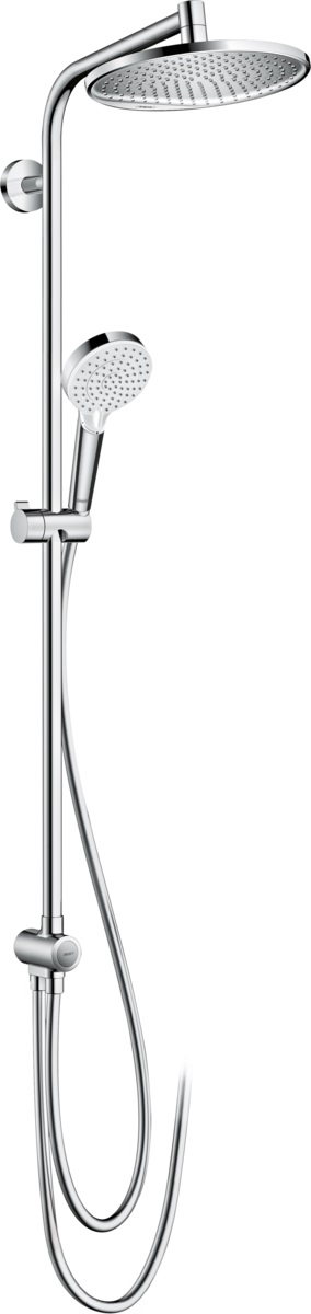 Hansgrohe Crometta S Showerpipe EcoSmart zestaw prysznicowy ścienny chrom 27270000