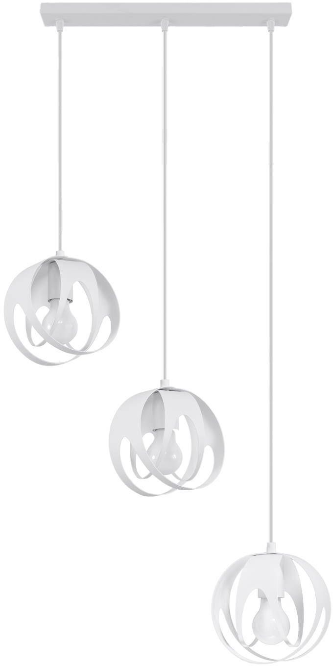 Sollux Lighting Tulos lampa wisząca 3x60W biała SL.1085