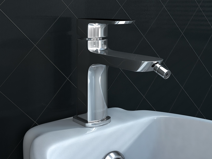 Kohlman Foxal bateria bidetowa stojąca chrom QB130F