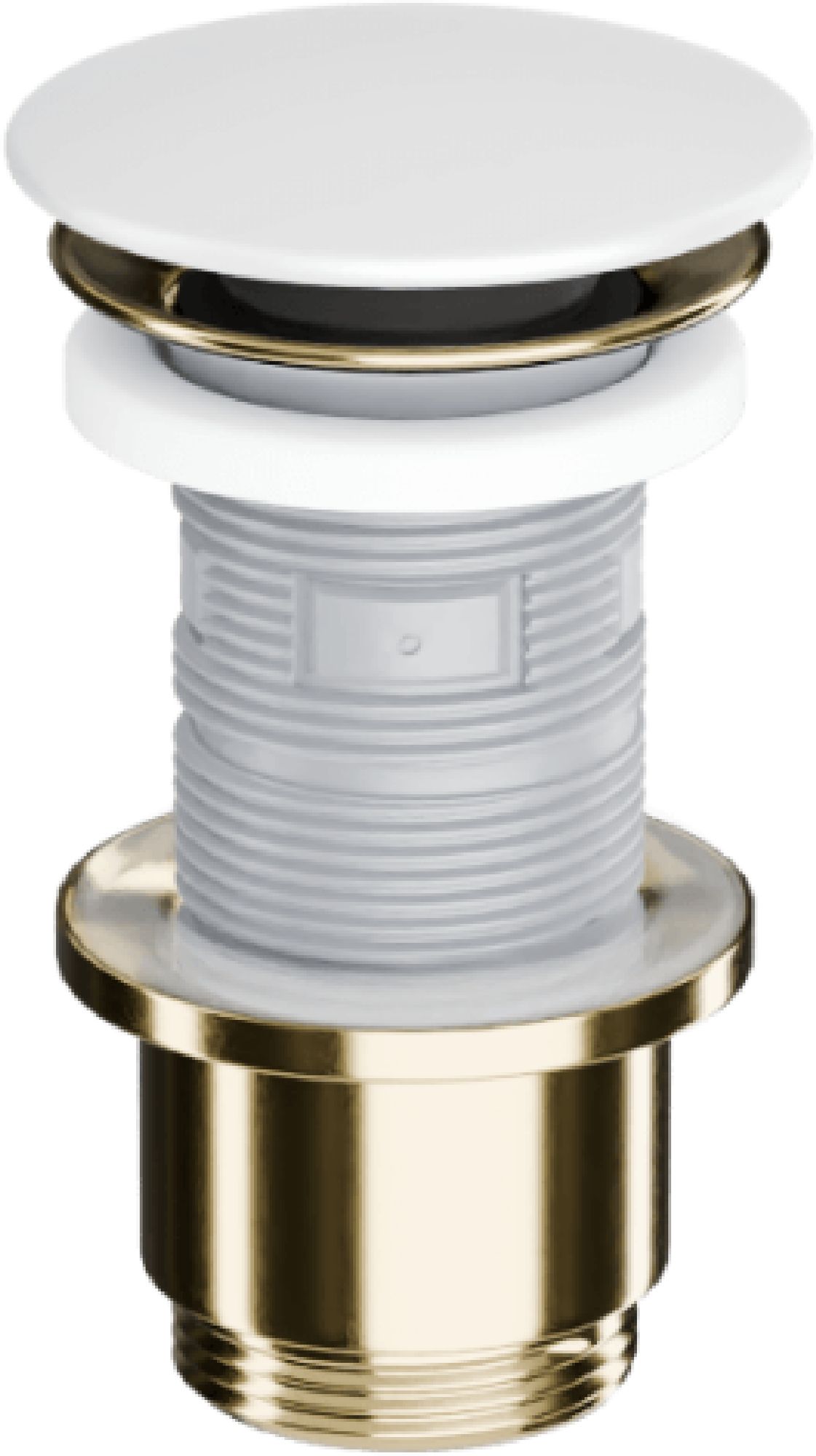 Excellent Design korek do umywalki złoty połysk/biały mat ARIN.1485.K.01.WHMGL