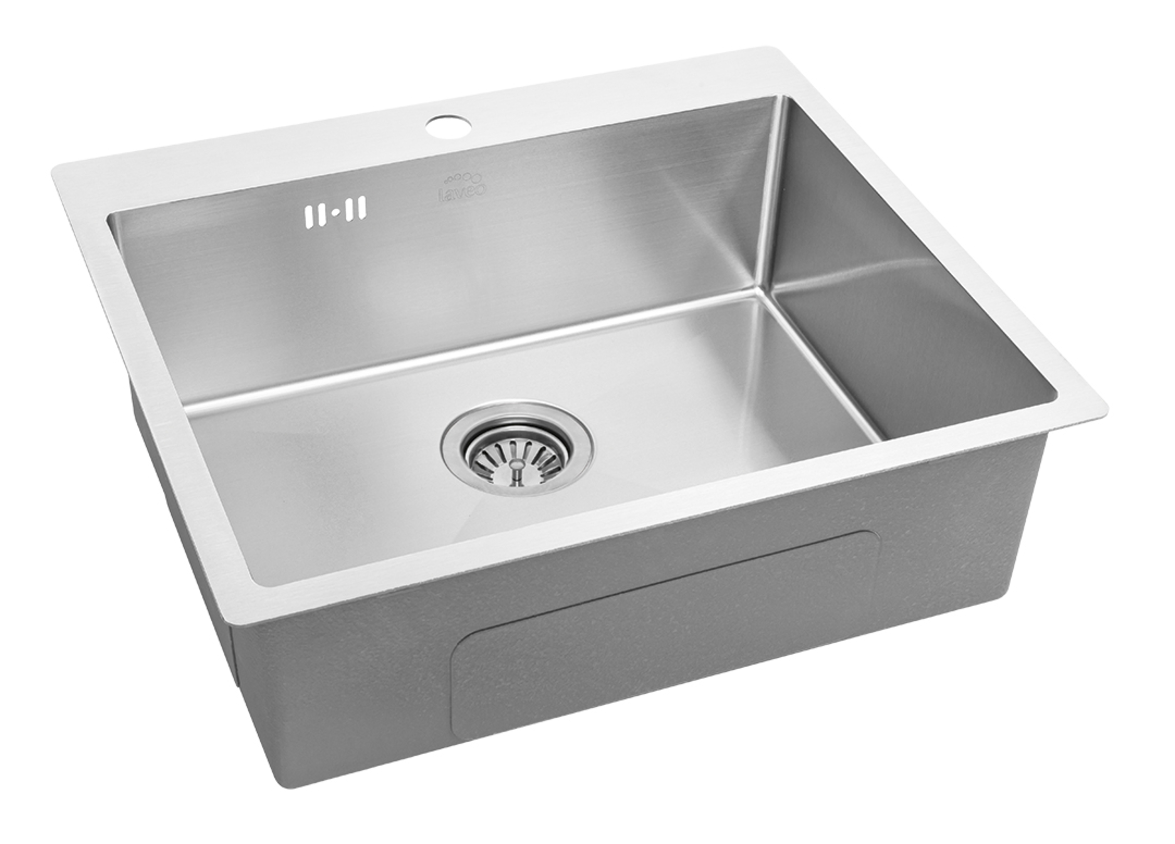 Laveo Marmara zlewozmywak stalowy 59x51 cm 1-komorowy SAM010T - Wysyłka w 24h