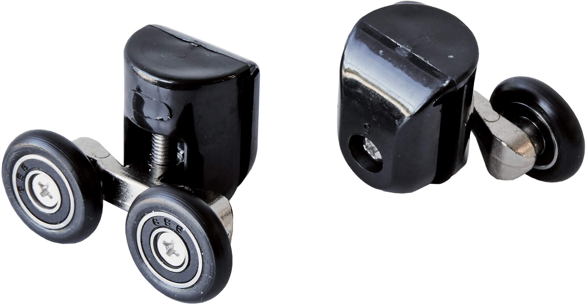 Deante Funkia rolki górne do drzwi prysznicowych czarny mat XKCF2RN04 - Wysyłka w 24h