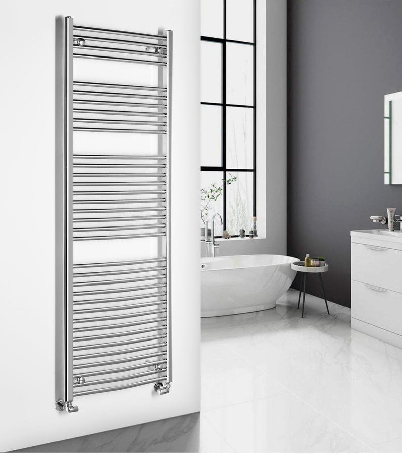 Aqualine Alya grzejnik łazienkowy drabinkowy 170,3x60 cm chrom LLC205