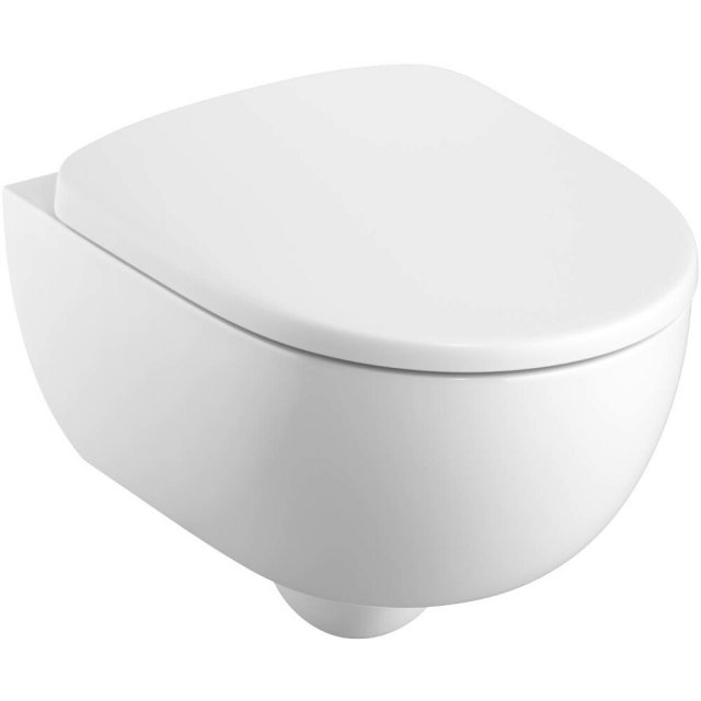 GEBERIT Miska WC podwieszana SELNOVA COMPACT lejowa 35,5x49x33cm bez
