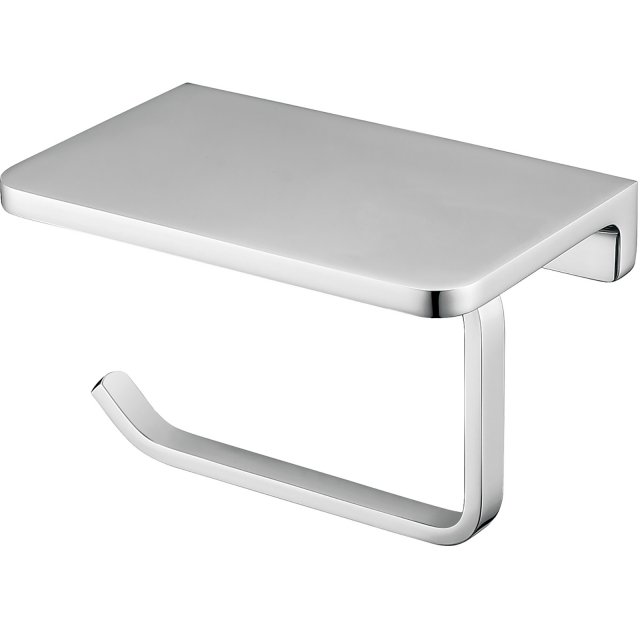 OMNIRES Uchwyt UNI na papier toaletowy z półką na telefon komórkowy c