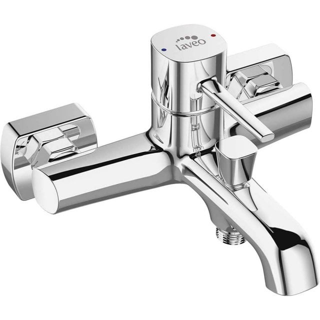 LAVEO Bateria wannowa ścienna POLA chrom BAP_010D