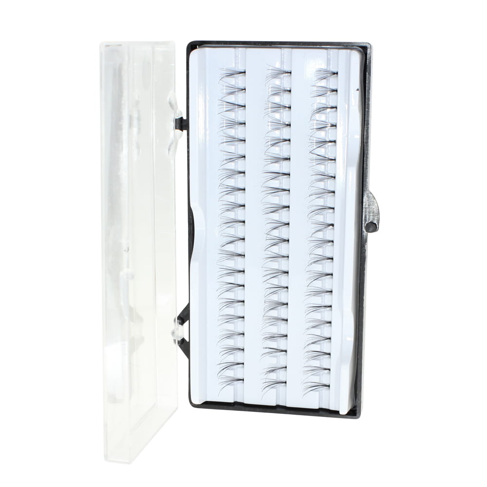 Rzęsy klasyczne kępki 12 mm