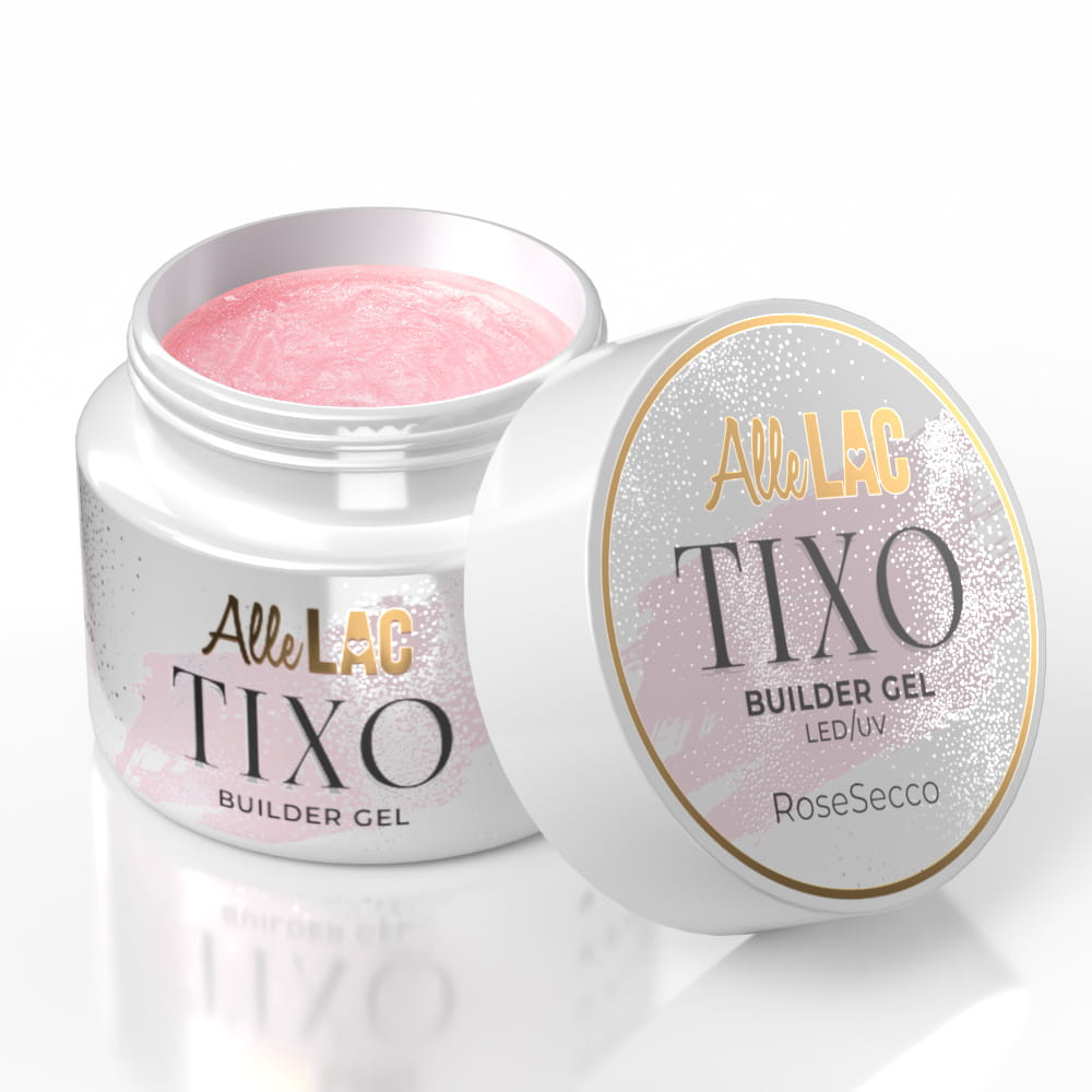 Żel budujący z tiksotropią AlleLac Tixo Builder Gel RoseSecco 45g