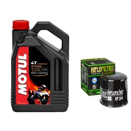 Olej motul 7100 10w40 4t 4l + filtr oleju