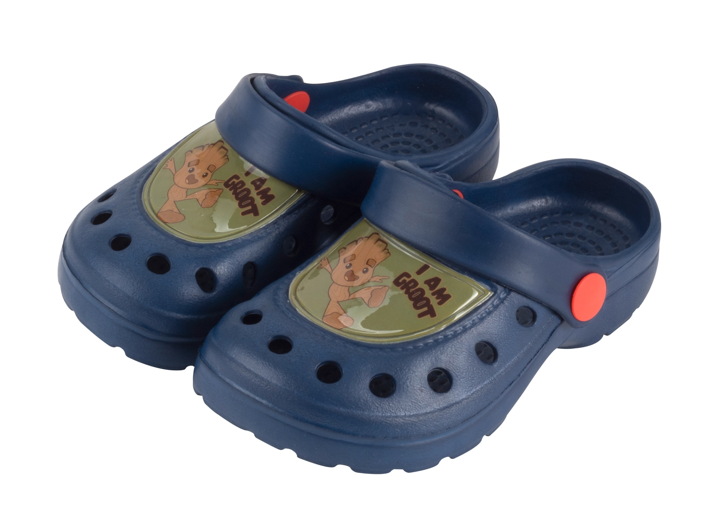 Klapki clogs Disney dla dzieci, efekt 3D Jestem Groot, 27