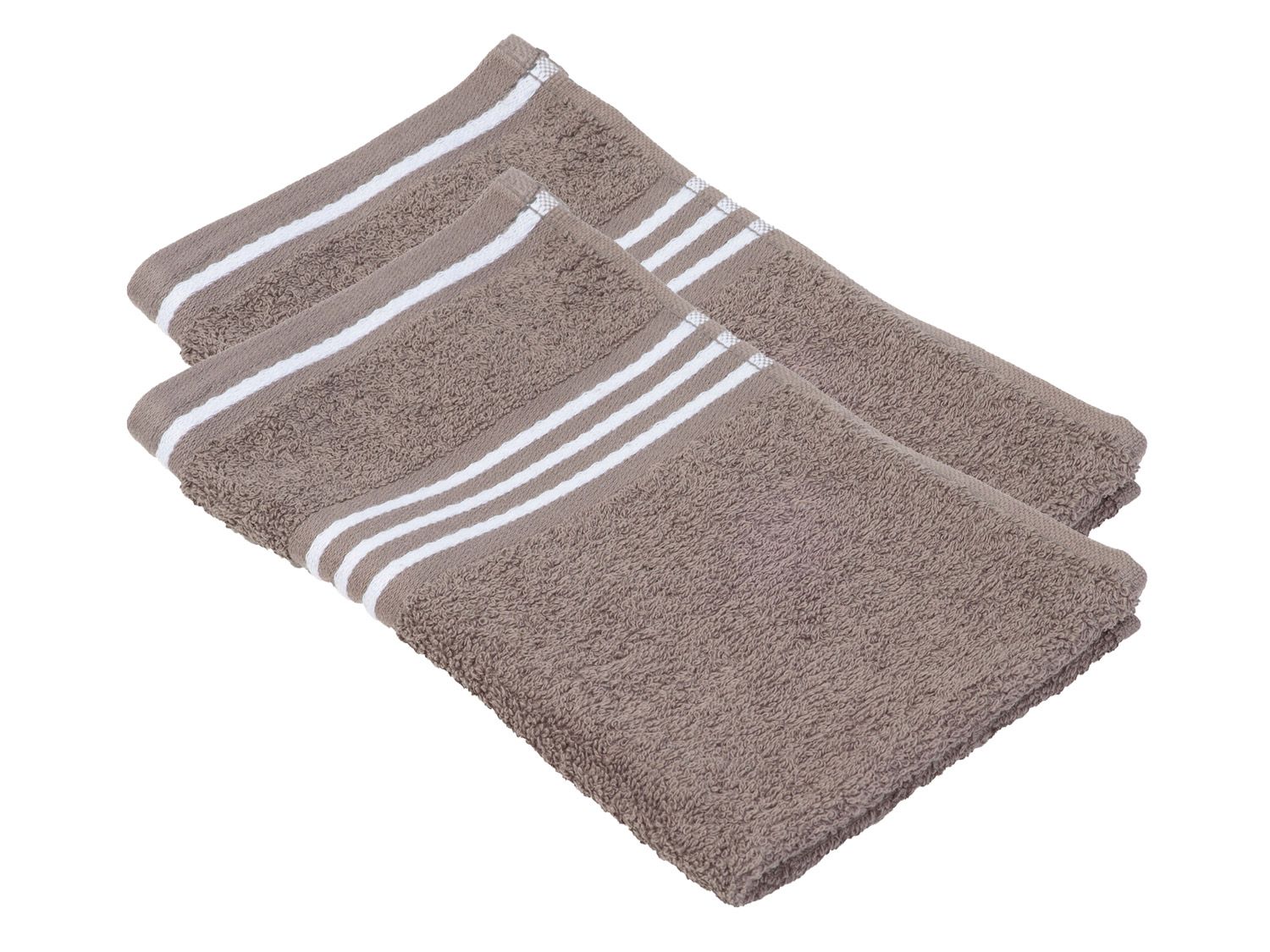 Komplet 2 ręczników Gözze Rio, 30 x 50 cm Taupe