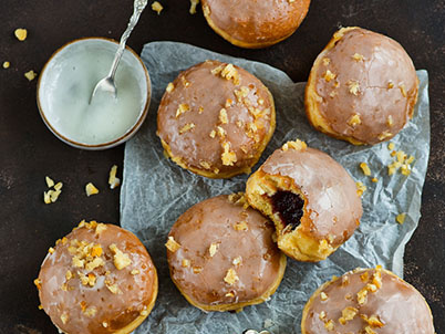 BEZGLUTENOWY Pączek Wyborowy 200 g (2 szt.) - Piekarnie Cukiernie Putka