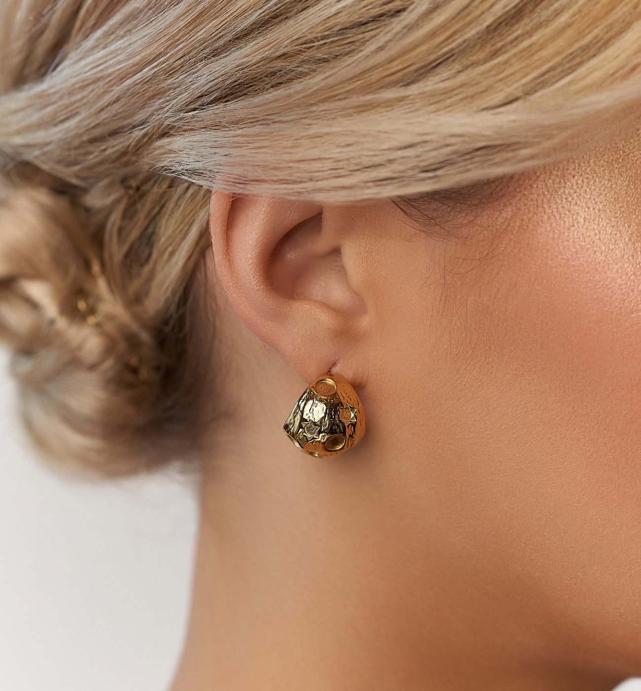 Kolczyki złote Prettiness - By Dziubeka