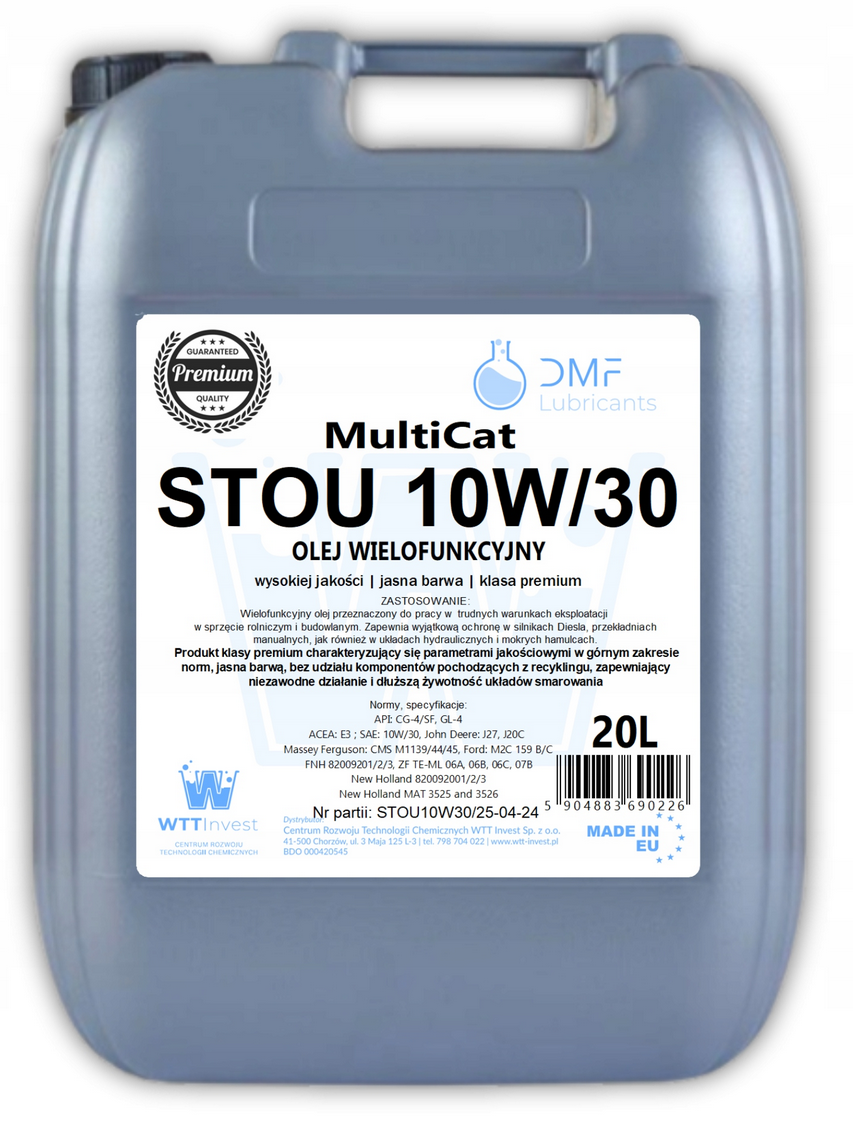 DMF OLEJ WIELOFUNKCYJNY STOU 10W30 20L - Petrostar