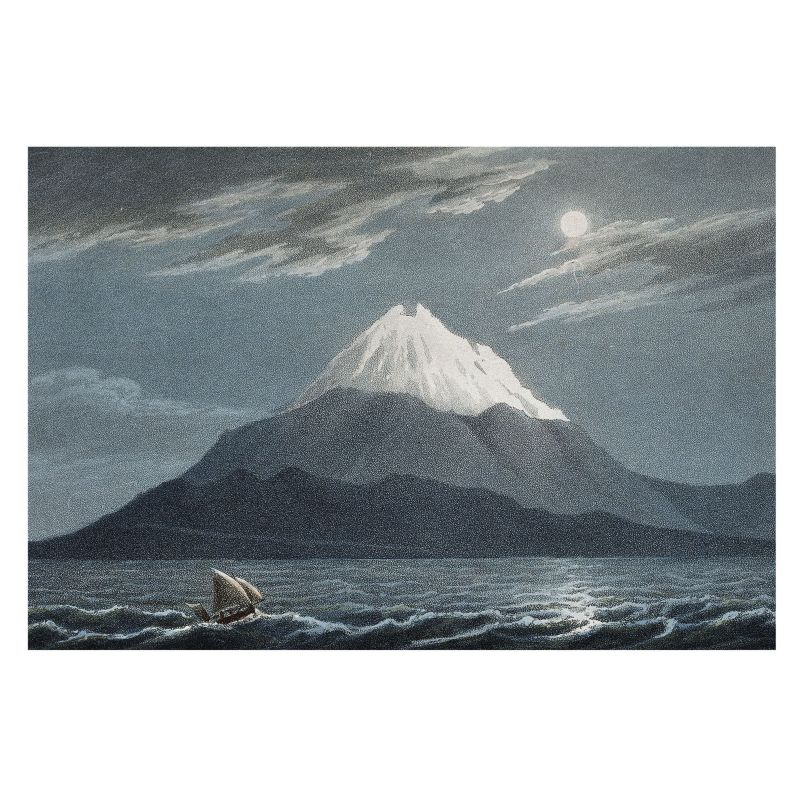 Fototapeta Na Ścianę Wallfluent 104x70 cm Księżycowa noc Dla Miłośników Sztuki Abstrakcyjnej 1 szt.