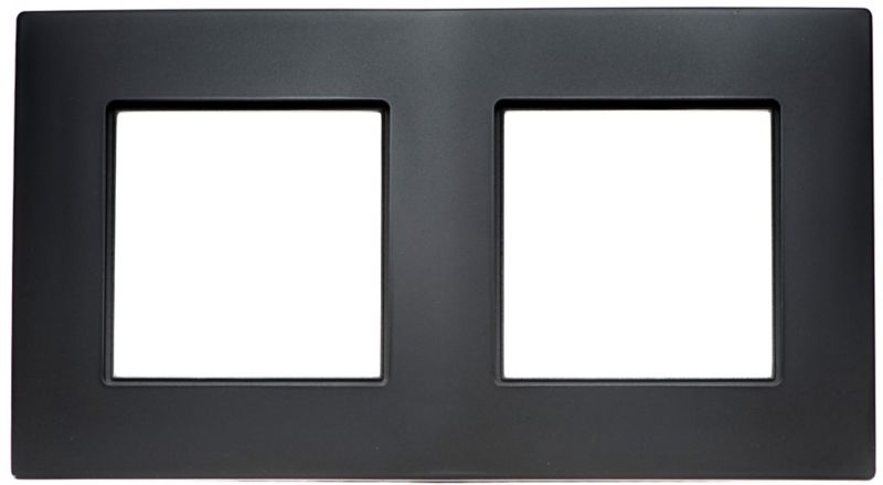 Ramka podwójna Rosa czarna