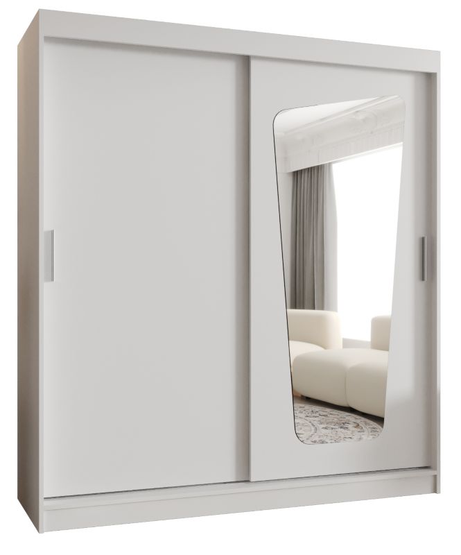 Szafa przesuwna Garderoba Abiks MOKA 180 biały mat 1 szt.