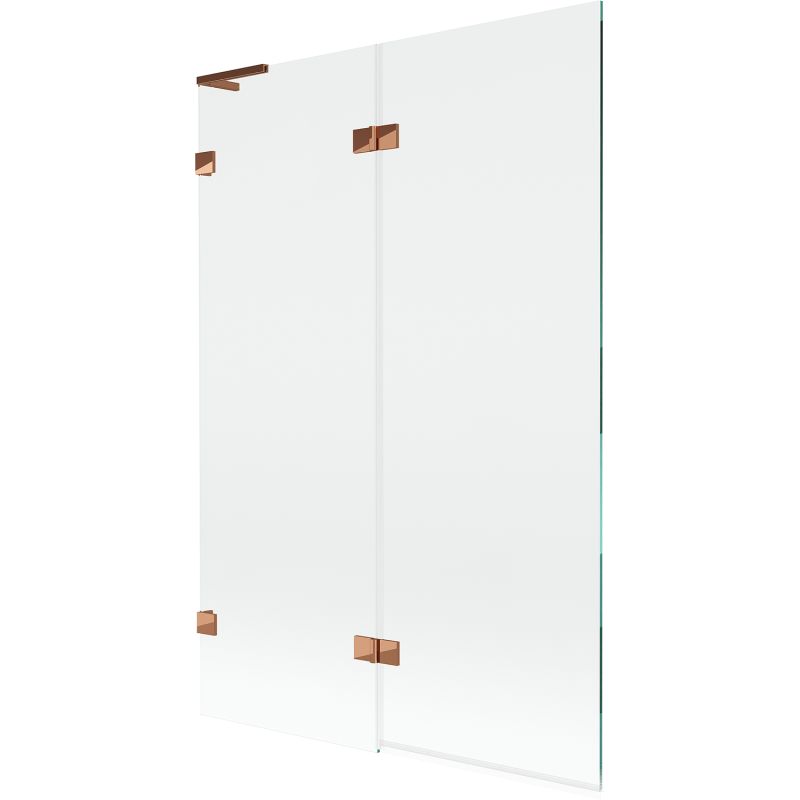 Parawan nawannowy dwuskrzydłowy Mexen Lunar L różowe złoto 120x150 cm 1 szt