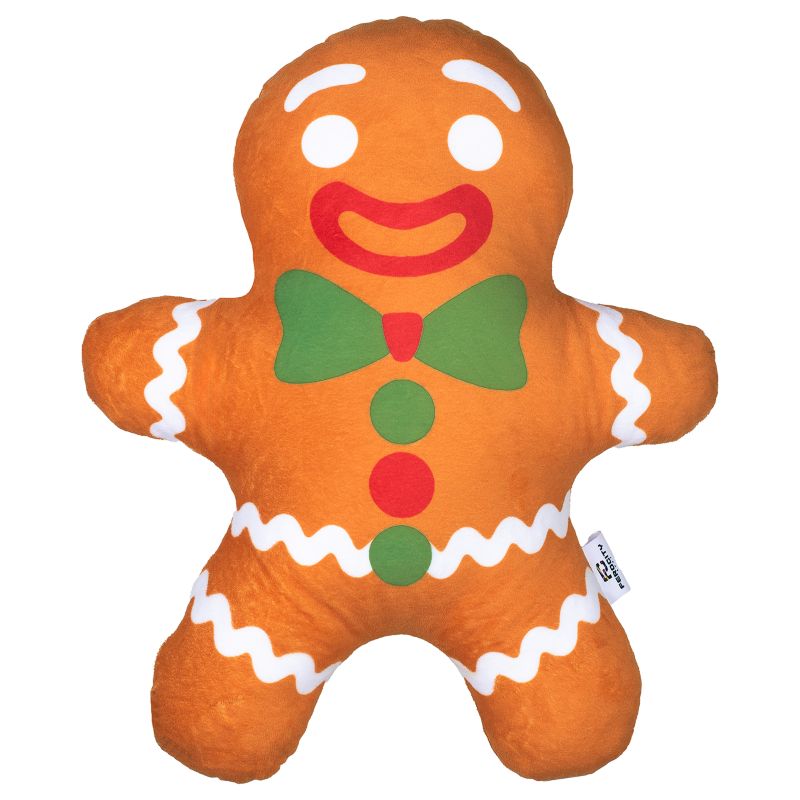 Poduszka dekoracyjna Ferocity Piernik Pluszowa z Wypełnieniem Świąteczna 40 cm szt.