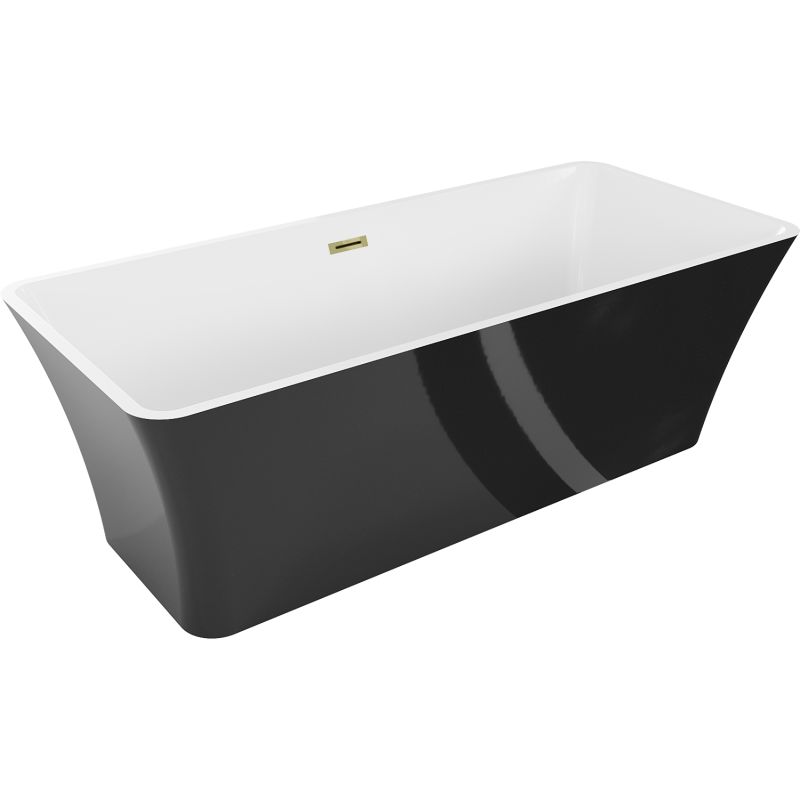 Wanna wolnostojąca Mexen Tonia biało-czarna 170x75 cm 52171707575-50 1 szt.