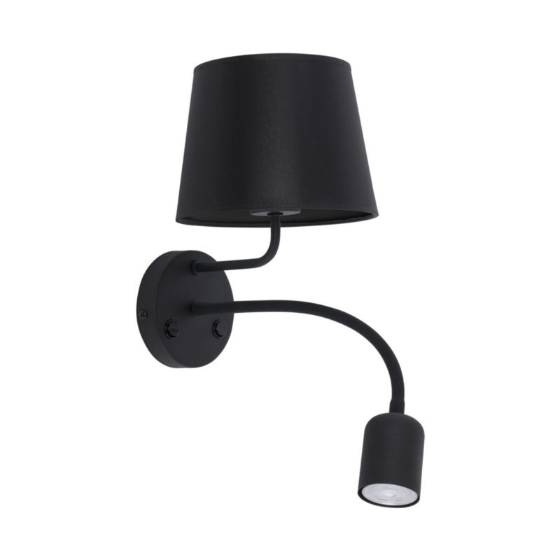 Kinkiet ścienny TK-Lighting Maja czarny 2 x E27 x IP20 wym: 50 x 19 x 40 cm - 1 szt.