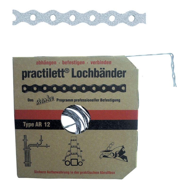 Taśma montażowa Simpson 12 x 0,8 mm 10 mb ocynkowana