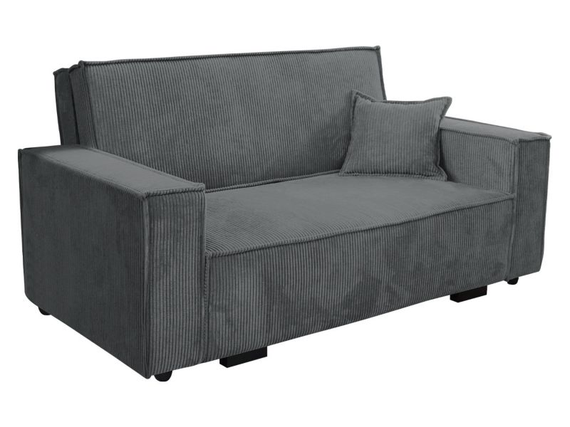 Kanapa rozkładana MIRJAN 24 Viva Star Sztruks III ciemny szary 1 szt.