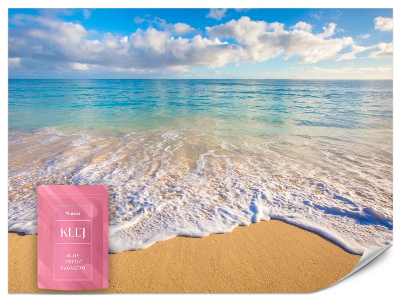 Fototapeta Muralo Plaża Morze Fale 450x315 cm 1szt.