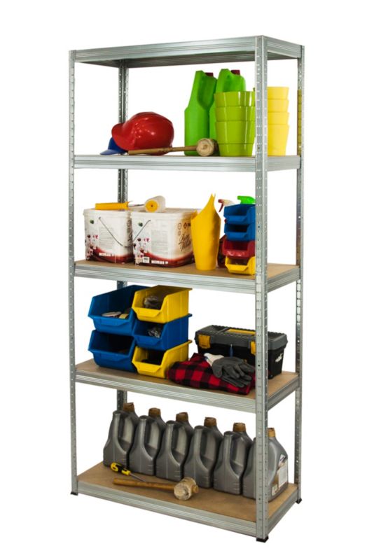 Regał metalowy MODO24 magazynowy stojak ocynkowany helios 196x110x35cm 5 półek po 175 kg 1 szt.