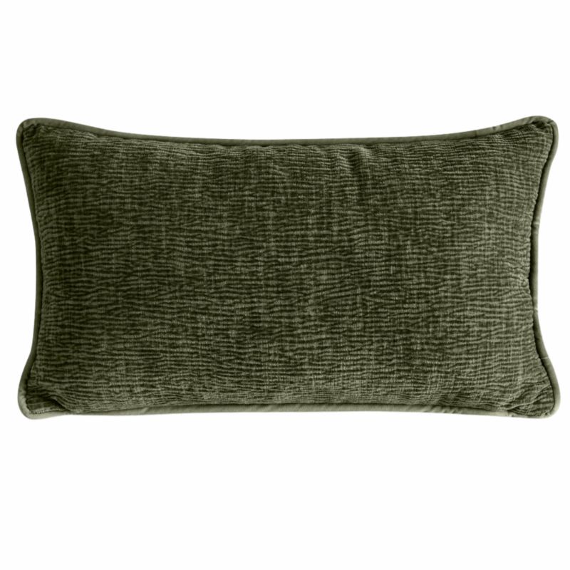 Poszewka Szenilowa Rosi/01 Eurofirany Oliwkowa 30X50Cm Dekoracyjna Na Poduszkę 1 Szt.