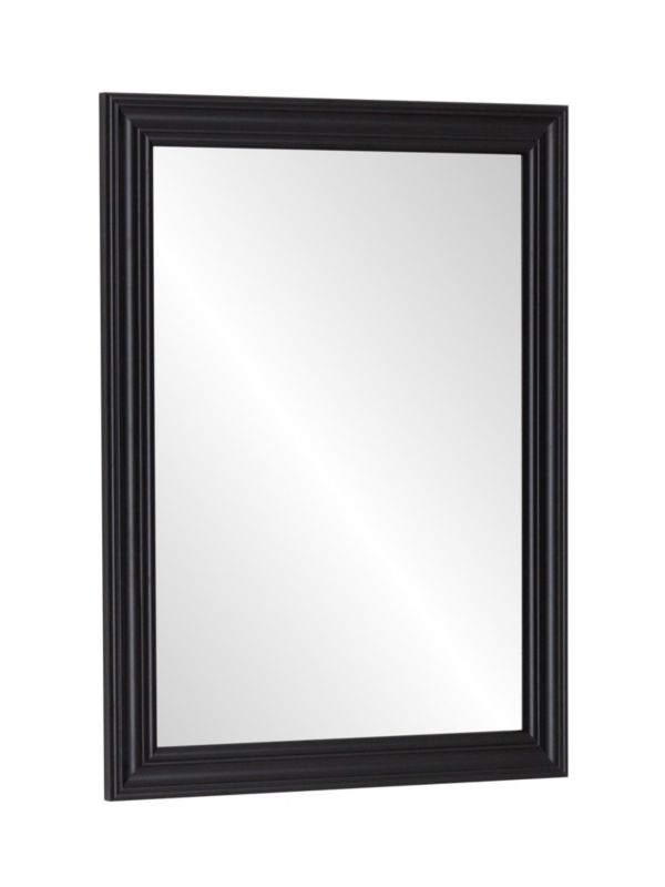 Stylowe lustro Profilmat w czarnej ozdobnej retro ramie 80x60cm premium 1szt.