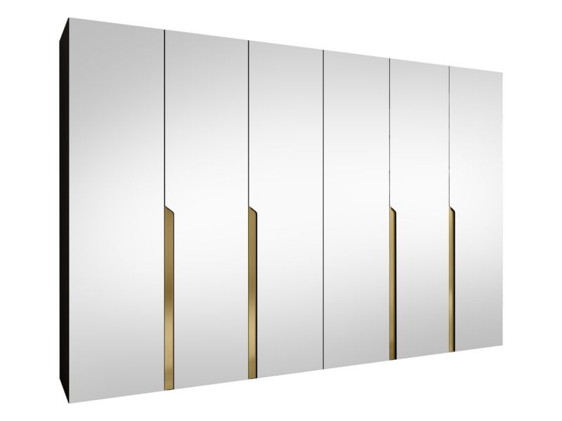 Szafa MIRJAN 24 Mila 3 300 czarny / złoty 1 szt.