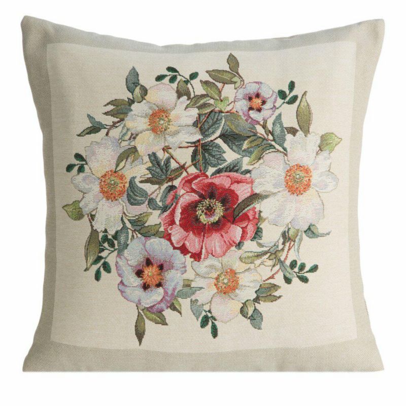 Poszewka 4039/Nat Eurofirany dekoracyjna na poduszkę 45x45 cm Beżowa 1 szt.