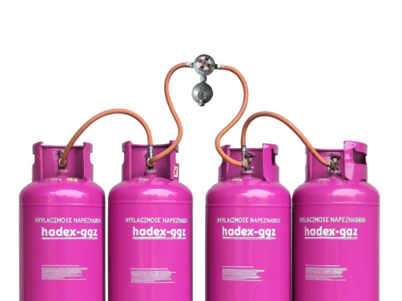 Reduktor automatyczny CAVAGNA GROUP na cztery butle - 1 szt