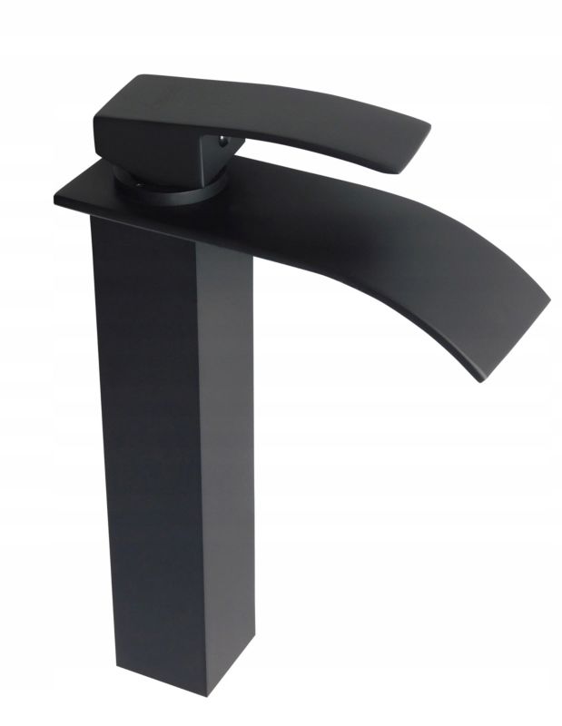 Bateria umywalkowa Estiva KASKADA 26 Black czarna 26 cm 1 szt.