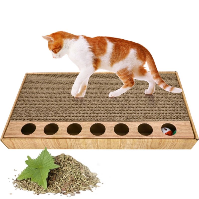 Drapak dla kota JUMI do drapania zabawka tekturowy kartonowy piłka poziomy 1 szt.