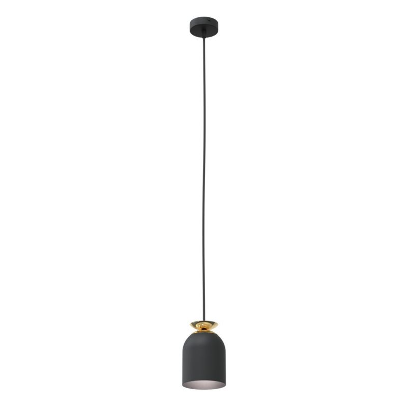 Lampa wisząca Emibig TARGET czarno-złota 1xE27x20W IP20 wym:140x11x11cm - 1 szt