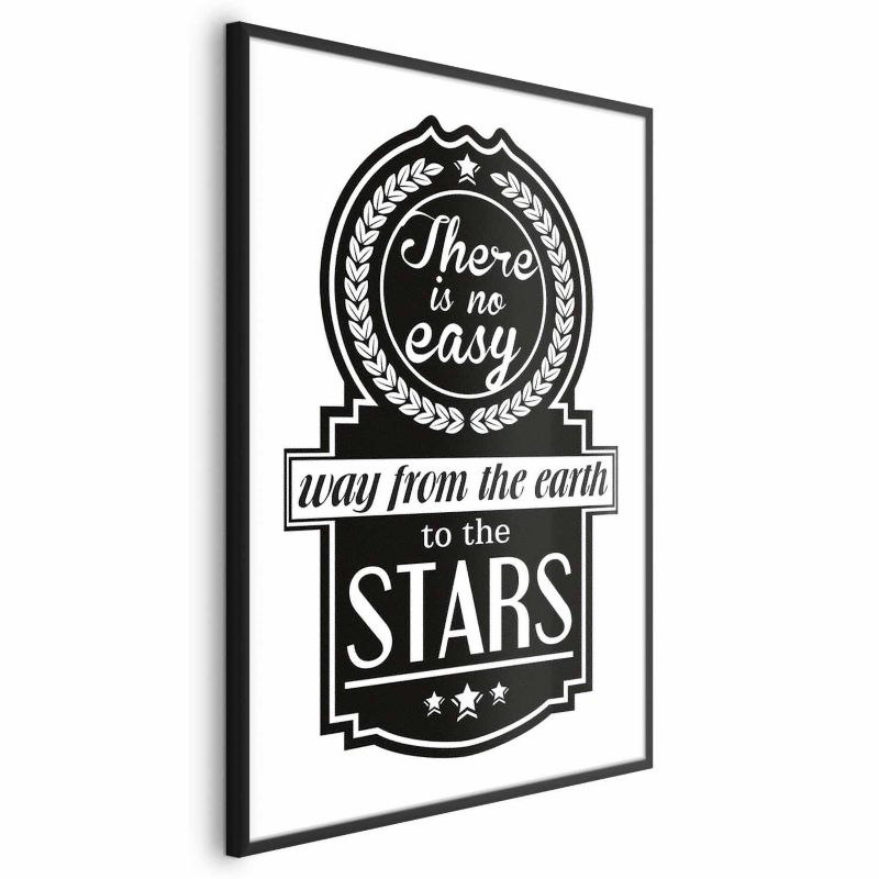 Plakat Artgeist Big lesson 21x30 cm z ramą czarną 1 szt