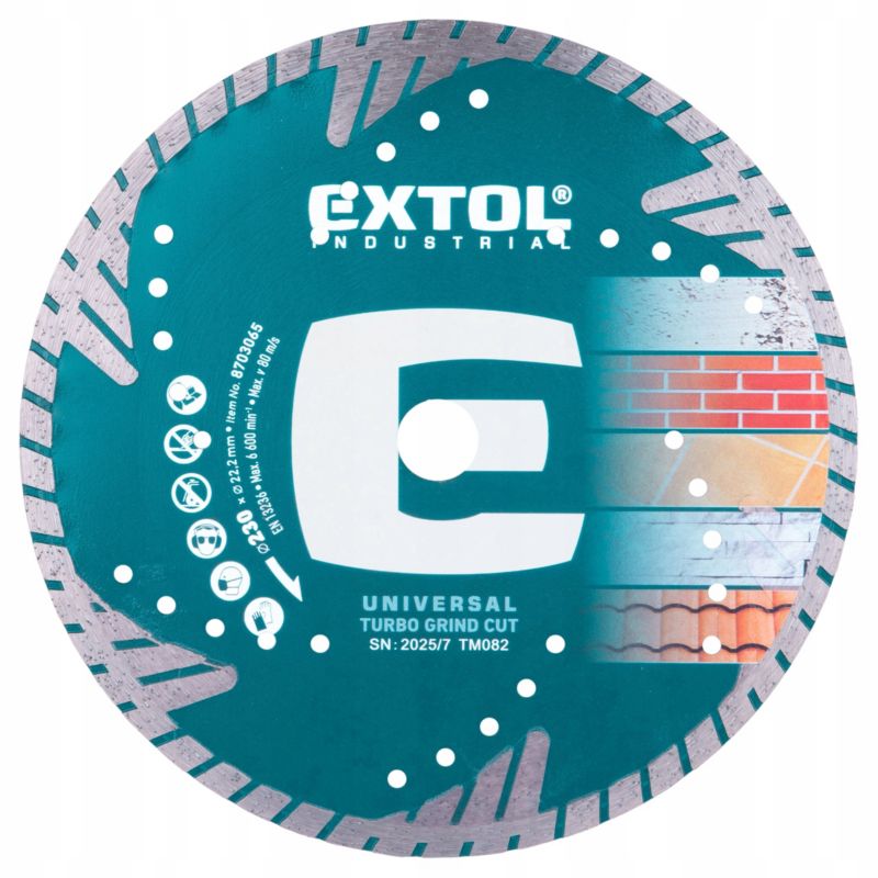 Tarcza Diamentowa 230mm Do Betonu Płytek Granitu Do Cięcia i Szlifowania 1szt