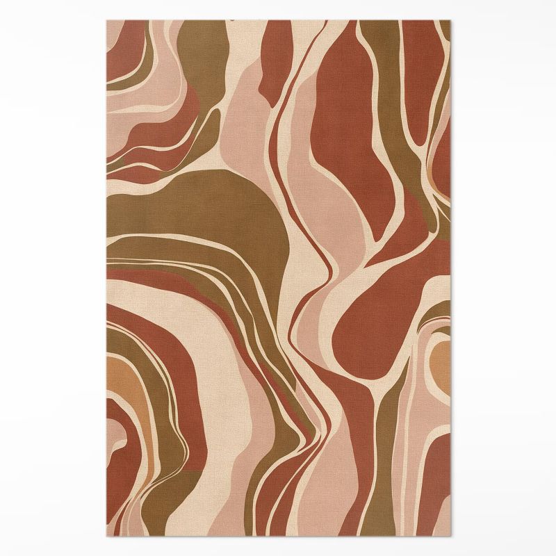 Dywan Wewnętrzny Dekoracyjny Wallfluent 140x210 cm Abstrakcyjne plamy 1 szt.