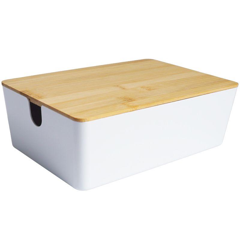 Pojemnik Sepio Mona 26 x 17,5 x 8,5 cm biały