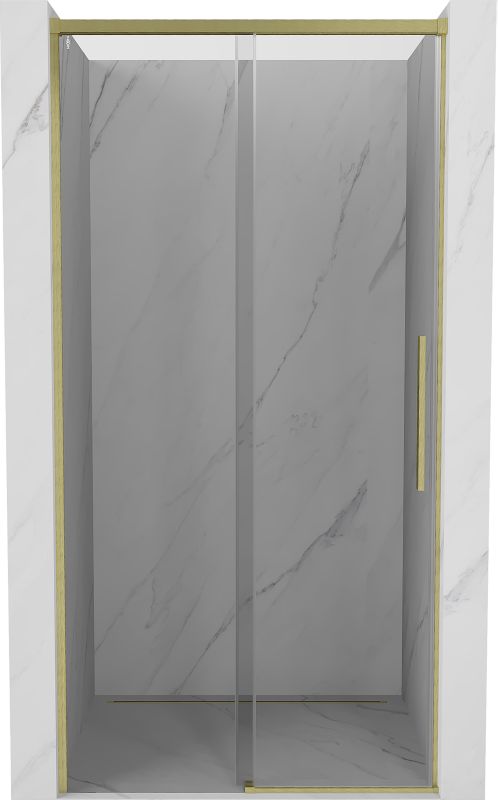 Drzwi prysznicowe Mexen Rox transparentne złoty szczotkowany 105 cm 1 szt.